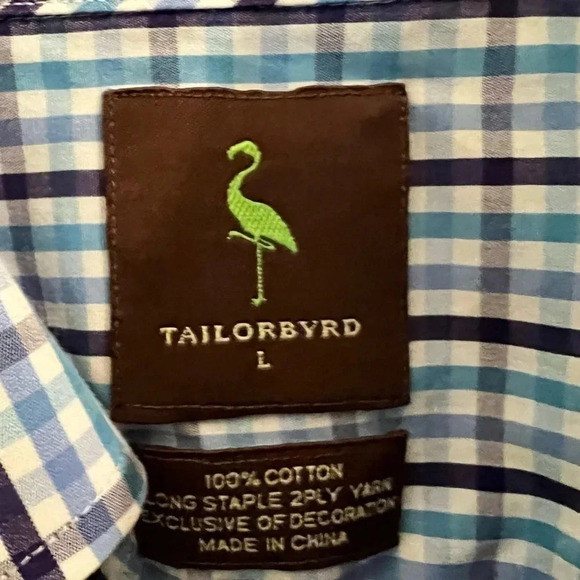 Tailorbyrd Men’s Button down shirt size large - Picture 3 of 6